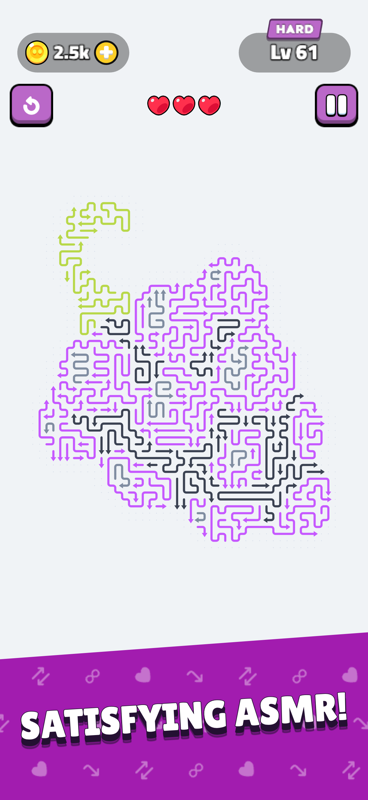 Arrows Flow satisfying ASMR App Store screenshot